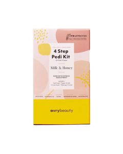 Avry 4 Step Pedi Kit Milk Honey