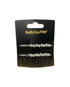 BabylissPRO Fancy Pins Crystal and Pearl 2pk