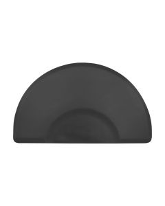 Dan 3x5 Half Round Black Mar