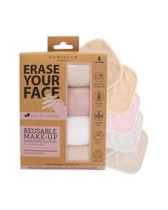 Erase Your Face Eco Cloths 4pk