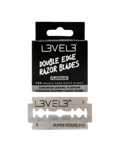 Level3 Double Edge Razor Blades Platinum 100pk