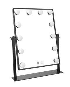 Lurella 12 Bulb Vanity Mirror Black