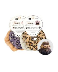 Fraiche Towel Scrunchie 2pk