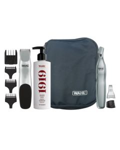 Wahl Travel Set Ear, Nose Beard Trimmer/ Shampoo